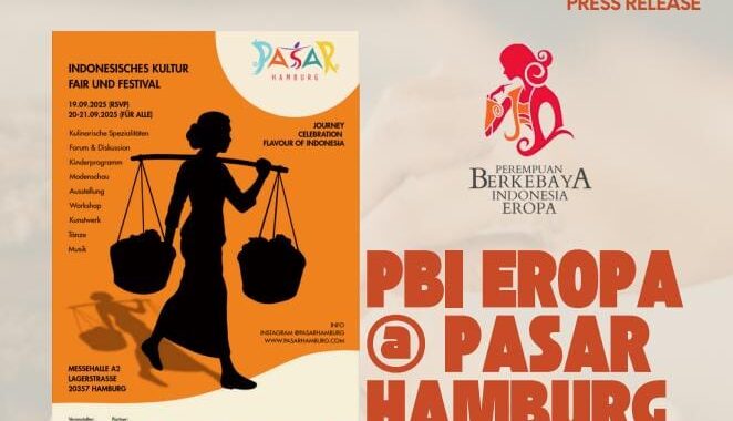 PBI Eropa Gelar Fashion Show dan Workshop Batik di Pasar Hamburg 2025